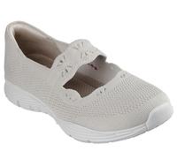 Skechers Modern Comfort Women's Seager-Cute N' Coy Mary Jane Flat, Natürlich, 38.5 EU