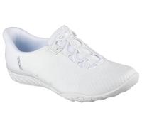 Skechers Breathe Easy-Knitty Waves Damen-Sneaker zum Reinschlüpfen, Weiss/opulenter Garten, 37 EU