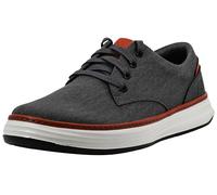 Skechers Herrenschuhe Moreno Canvas Oxford Anthrazit/Orange Größe 43 EU Weit