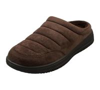 Skechers Murette Garvanza-Slipper für Herren, Schokoladenfarbene Mikrofaser, 48.5 EU