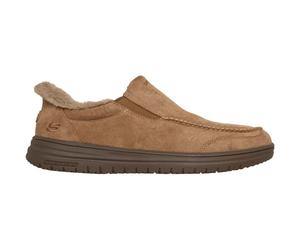 Skechers Murette - Scofield Herren Slipper, braun, Größe 43 43