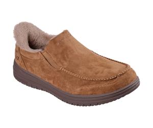 Skechers Murette Scofield Textil Herren Chestnut Hausschuhe EU 43 / UK 9