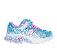 Skechers My Dreamers-lil Mermaid-Sneaker für Mädchen, Blau/mehrfarbig, 25.5 EU
