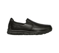 Skechers Herren Nampa Groton Slipper, Black Synthetic Pu, 45.5 EU