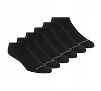 Skechers 6pk Womens Cotton Nshw Socks S116979-BLK, Unisex socks, Black, EU