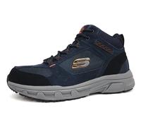 Skechers Herren Oak Canyon Ironhide Hohe Sneaker, Navy Suede Mesh Pu Orange Trim, 44 EU