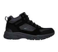 Skechers Herren Oak Canyon Ironhide trekking shoes,hiking boots, Black Suede Mesh Pu Charcoal Trim, 42 EU