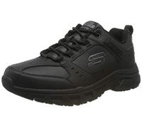 Skechers Herren Oak Canyon - Redwick Sneaker, Black Leather Synthetic Textile Black Trim Bbk, 42 EU