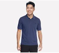 Skechers Off Duty Kurzarmpoloshirt marineblau - M