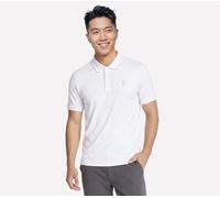 Skechers Off Duty Polo in Weiss, Größe XL