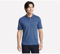 Skechers Off Duty Polo T-Shirt in Marine, Größe Klein