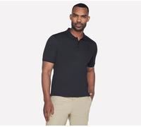 Skechers Off Duty Polo T-Shirt in Schwarz, Größe Groß