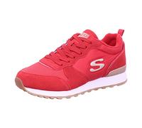 Sneaker SKECHERS "OG 85 - GOLDN GURL", Damen, Gr. 36, rot, Synthetik, Textil, Veloursleder, Schuhe Sneaker, Schnürschuh, Original-Retro-Jogginschuh mit Air-Cooled Memory Foam, Topseller (12303723-36)