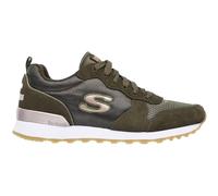Skechers Damen Sneaker OG 85 Gold'n Gurl – Oliv Suede/Nylon/Mesh, Roségold, Größe 38