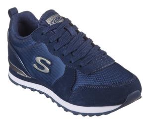 Skechers "OG 85 - GOLDN GURL" Schnürschuh, Original-Retro-Jogginschuh mit Air-Cooled Memory Foam (60720448-41) navy