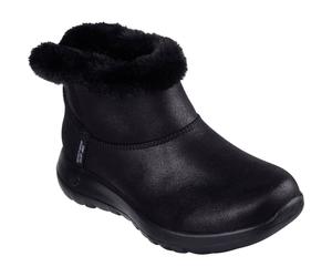 Skechers On-the-GO Joy Cozy Dream Polyester Damen Schwarze Winterstiefeletten EU 37 / UK 4