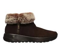 Winterboots SKECHERS "ON-THE-GO JOY - SAVVY" Gr. 37, braun (braun, kombiniert) Damen Schuhe Reißverschlussstiefeletten mit 3M Scotchgard-Imprägnierung (27248164-37)