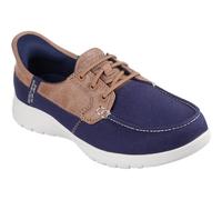 Skechers Palmilla Textil Damen Bootsschuhe in Marineblau EU 39/UK 6