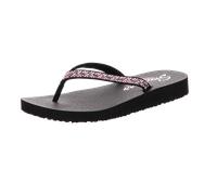 Skechers - Pantoletten flach modisch schwarz - Gr. - 40