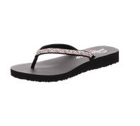 Skechers - Pantoletten flach modisch schwarz - Gr. - 40