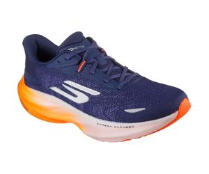 Skechers Performance GO RUN Ride 12 Textil Herren Trainingsschuhe Marineblau/Orange EU 39/UK 6
