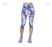 Skechers Performance GO WALK HW Sommerrose Capri Nylon Damen Sportleggings in Blau S