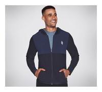 Skechers Performance Skech-Knits Ultra Go Lite Vollpolyester Herren Blau Kapuzenpullover XL