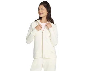 Skechers Performance Skechluxe Elevate Kapuzenjacke Damen Off Weiß Jacke L