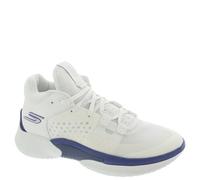 Skechers Performance SKX RESAGRIP253005 Herren-Basketball, Weiß/Blau, 44 EU
