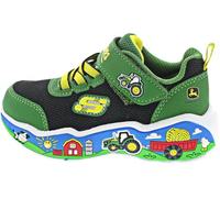 Skechers Play Scene - Barn-Squad Buddies 407065N-GNBK, Boy Sneakers, Green, 21 EU