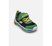 Skechers Jungen Sneaker Play Scene Barn-Squad Buddies Grün/Schwarz Größe 23 EU