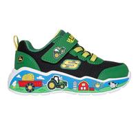 Skechers Jungen Play Scene Barn-Squad Buddies Sports Shoes,Sneakers, Green Black, 23 EU