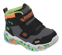 Skechers Play Scene Frosty Pals Jungen Sneaker, Schwarz/Anthrazit/Orange, Größe 42