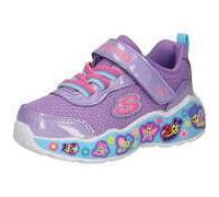 Skechers Jungen Mädchen Play Scene Fun Squad Sneaker, violett, 24 EU