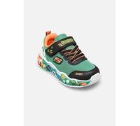 Skechers Lauflernschuh PLAY SCENE Baby Grün/Multicolor Lederimitat/Textil Klettverschluss Gr. 22