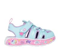 Skechers Play Scene Splash - Cute Crew Shoes in Türkis/Violett, Größe 21, in der Maschine waschbar