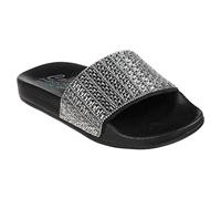 Skechers Pop Ups-New Spark 119320-BLK, Womens slides, silver, 38 EU
