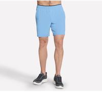 Skechers Premier 7 Inch Shorts in Weiss/Violett, Größe Klein