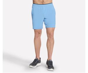 Skechers Premier 7 Inch Shorts in Weiss/Violett, Größe XL
