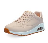Skechers Premium 1718 BBK Damen Halbschuhe, Nude Durabuck Rosegold Duraleather Mesh Tri, 42 EU