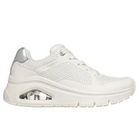 Skechers Premium Leather UNO Icon - Idolized Air Sneaker in Weiss, Größe 36.5