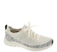 Skechers Pure Flex Pulse-Sneaker für Damen, Naturschwarzer Strick, 41 EU