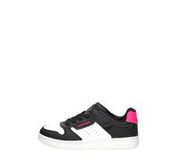 Skechers Quick Street Jungen Schuhe, BLK/WHT/HT PNK, 35 EU