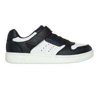 Skechers Jungen Quick Street Sneaker in Schwarz/Weiss, Größe 36, in der Maschine waschbar