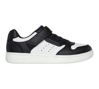 Skechers Jungen Quick Street Sneaker in Schwarz/Weiss, Größe 34, in der Maschine waschbar