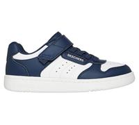 Skechers Quick Street Sneaker, Navy Synthetic/White Trim, 25 EU