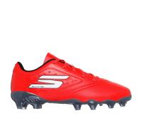 Skechers Razor 1.5 Jr Td FG Sneaker in Rot/Schwarz, Größe 28.5