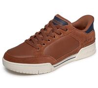 Skechers Recoil Persius, Herren-Turnschuhe, Wildleder aus Schweineleder, Naturbraun, PU, 45,5 EU