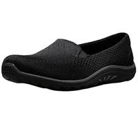 Skechers Reggae Fest-Willows Loafer für Damen, flach, schwarz (Netzstoff), 39.5 EU