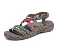 Skechers Reggae Sew Me Boho Woven Strappy Slingback-Damensandalen